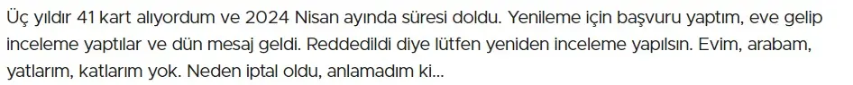 Şikayetler artıyor 41 kart dağıtımında haksızlık mı var? - Resim : 3