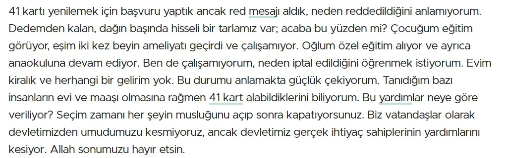 Şikayetler artıyor 41 kart dağıtımında haksızlık mı var? - Resim : 4