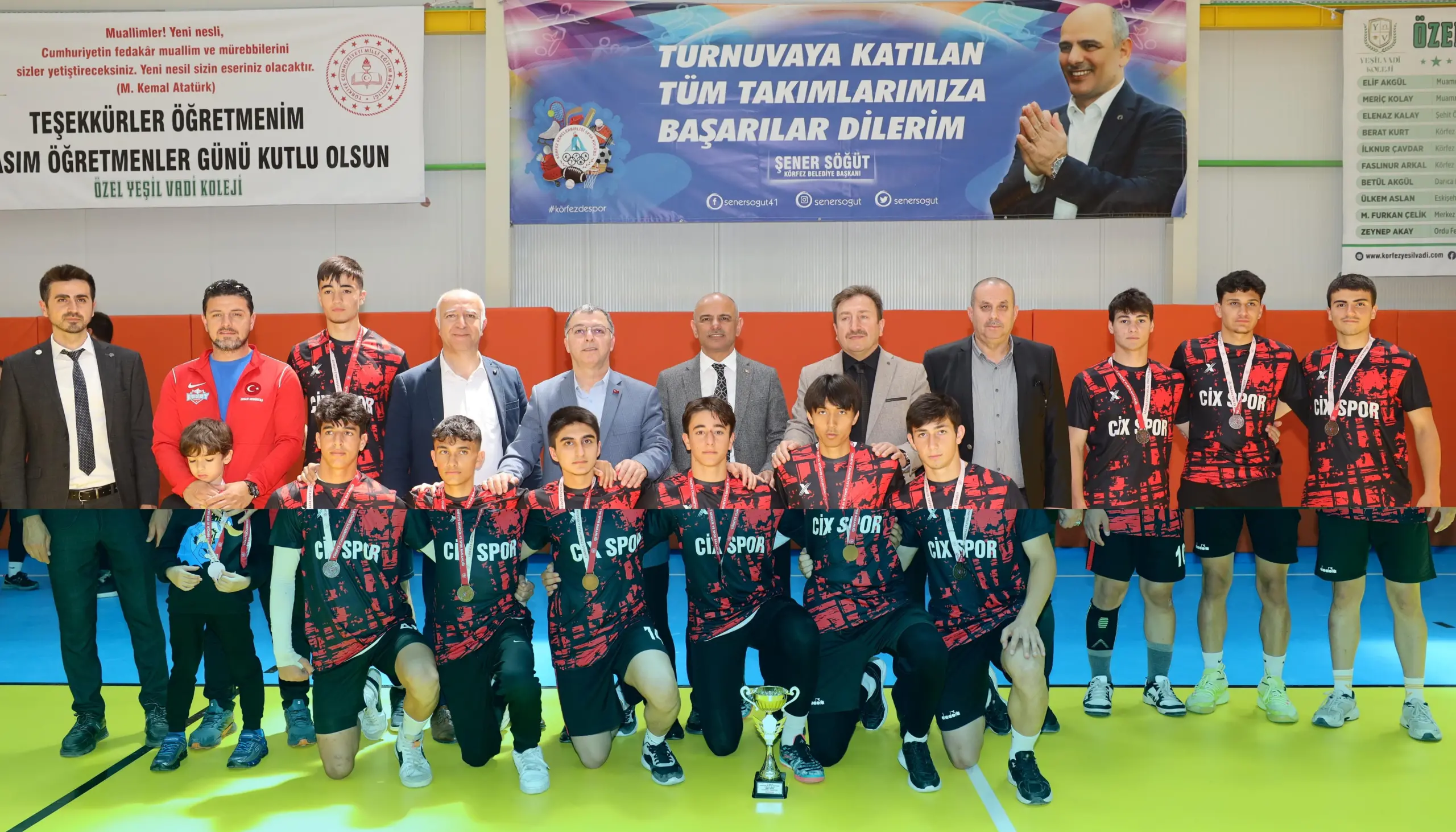 Körfez’de 19 Mayıs Voleybol Turnuvası unutulmazlar arasına girdi - Resim : 7