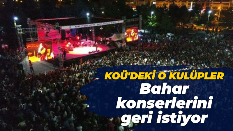 Kocaeli Üniversitesi öğrencileri iptal edilen konserler için harekete geçti