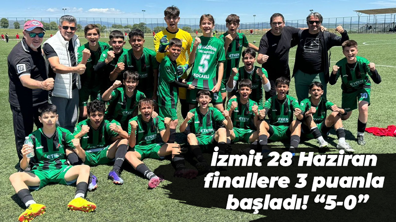 İzmit 28 Haziran finallere 3 puanla başladı! “5-0” - Resim : 1