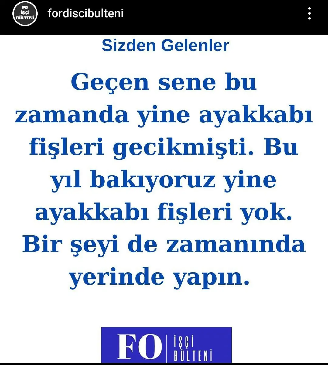 Ford işçisinden bu kez de ayakkabı tepkisi! Gecikme öfkelendirdi - Resim : 1