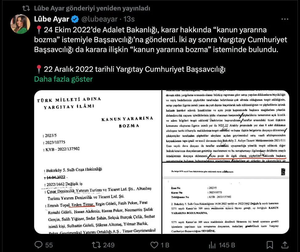 Erden Timur dolandırıcılık suçundan mı yargılanacak? Sosyal medya Lube Ayar’ın haberiyle çalkalanıyor! Erden Timur olayı nedir? Erden Timur hapse mi girecek? - Resim : 2