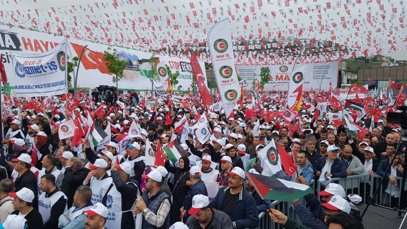 Hak-İş 1 Mayıs’ta Kocaeli’den seslendi “Filistinli kardeşlerimizin yanındayız” - Resim : 2