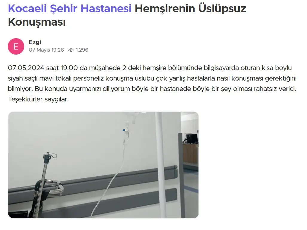 Kocaeli Şehir Hastanesi personeli halkı bıktırdı! Şikayetler bitmiyor - Resim : 2