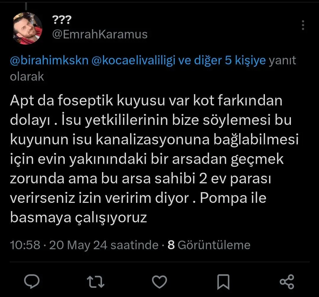 Mahalleli rahatsız! Foseptikten kurtulmak için 2 ev parası lazım! - Resim : 1