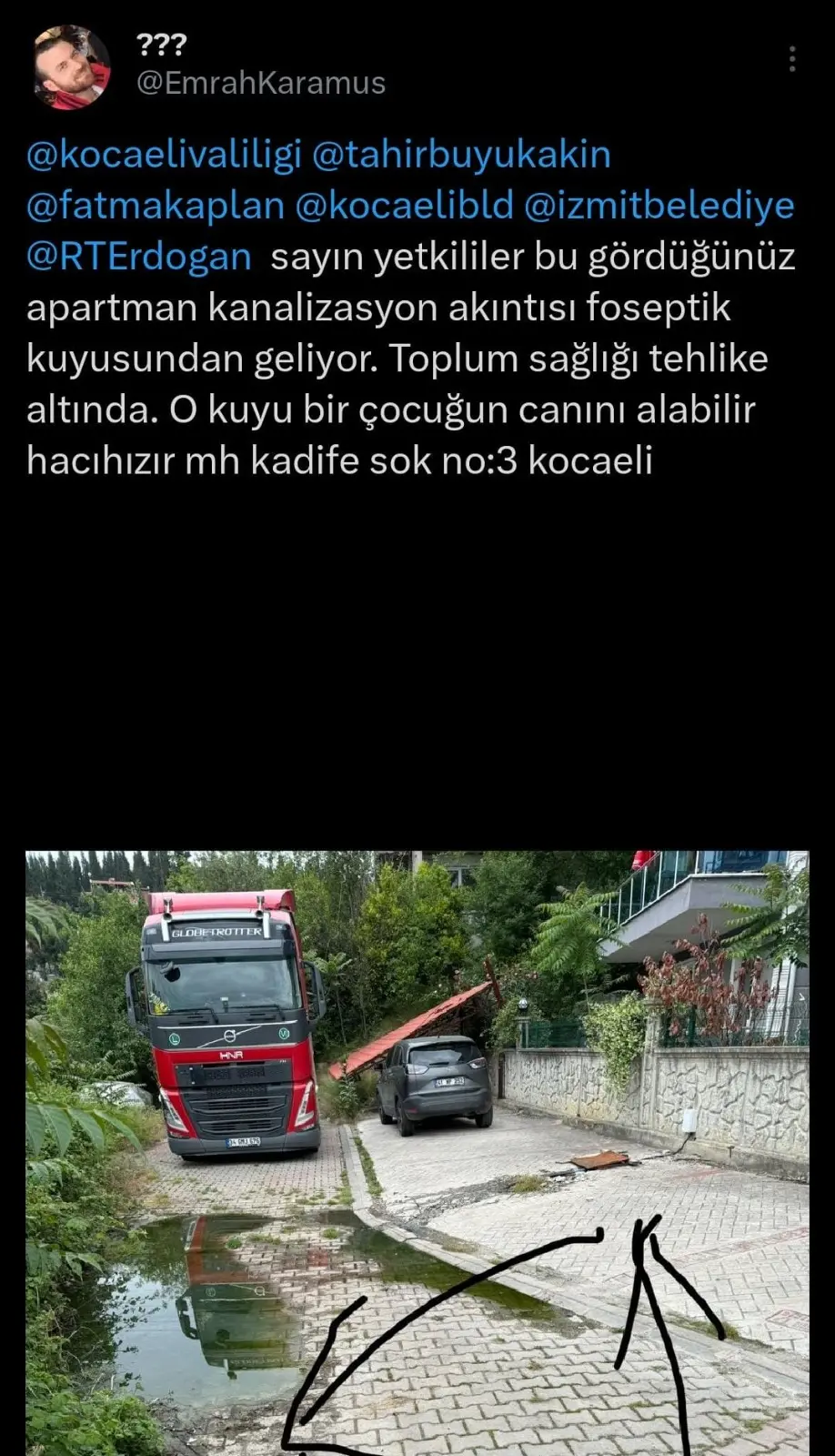 Mahalleli rahatsız! Foseptikten kurtulmak için 2 ev parası lazım! - Resim : 3