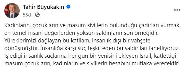 Tahir Büyükakın sessiz kalmadı: İnsanlık dışı vahşet - Resim : 1