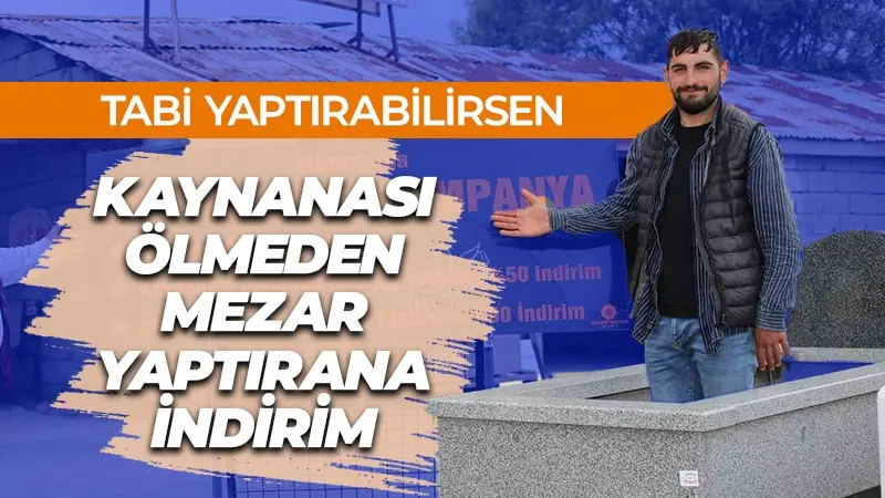 Varto’da ilginç kampanya! Yüzde 50 indirimli mezar taşı