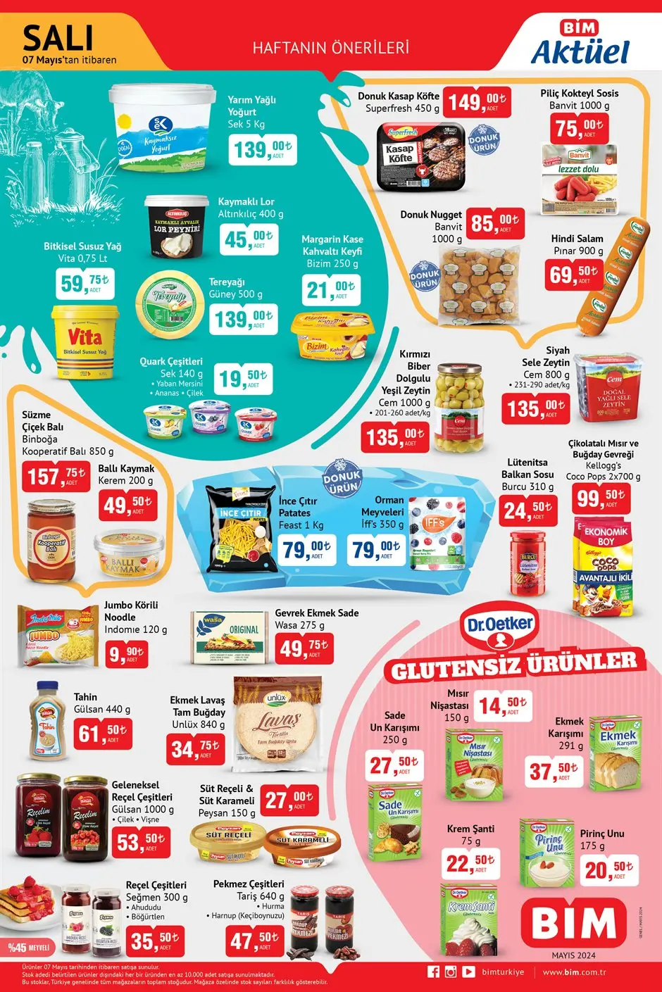 7 MAYIS SALI BİM AKTÜEL ÜRÜNLER KATALOĞU YARIN SATIŞTA: BİM Bu Salı Temizlik Ürünleri Dip Fiyat! BİM 7 Mayıs 2024 Kataloğu 7,5 Kg Toz Deterjan İndirimde - Resim : 1