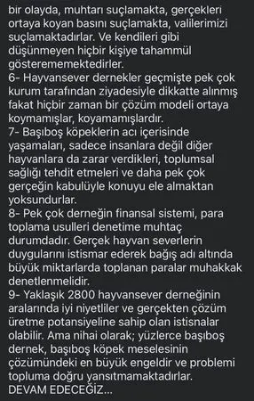 Talha Kös: Hayvansever dernekler denetlenmeli - Resim : 2