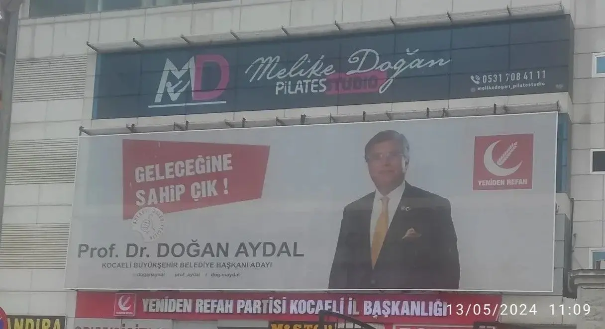 Doğan Aydal'ın afişi kaldırıldı! - Resim : 1