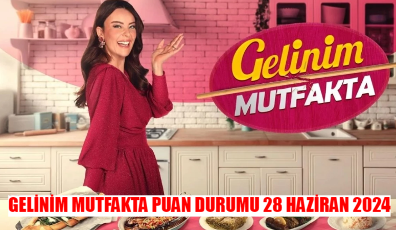 GELİNİM MUTFAKTA PUAN DURUMU 28 HAZİRAN 2024 CUMA AÇIKLANDI: Kanal D Canlı Gelinim Mutfakta Bugün Kim Birinci Oldu?