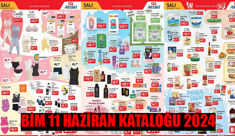 BİM 11 Haziran kataloğu