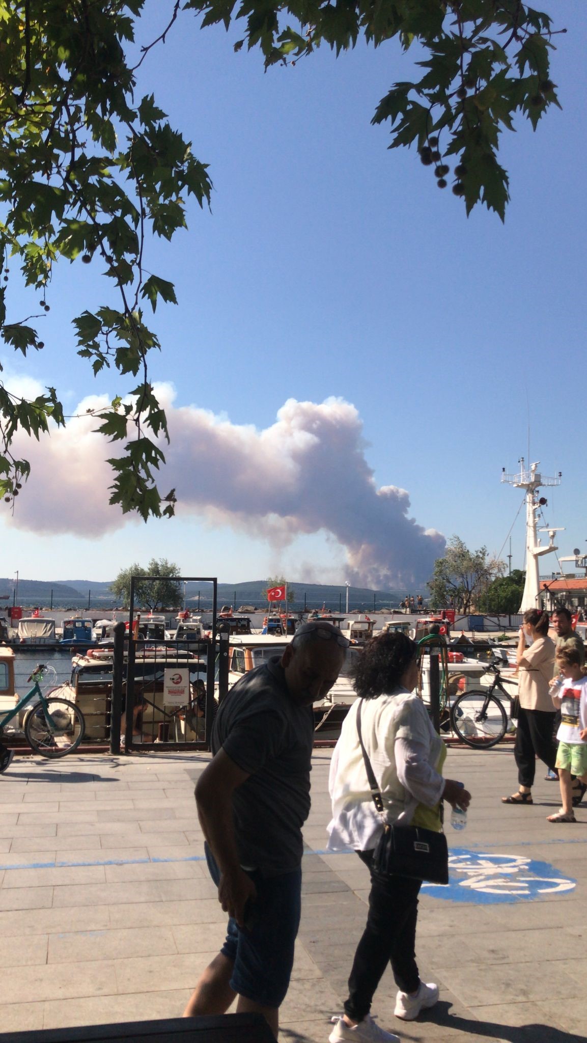 Boğaz'da gemi trafiği askıya akındı - Resim : 2