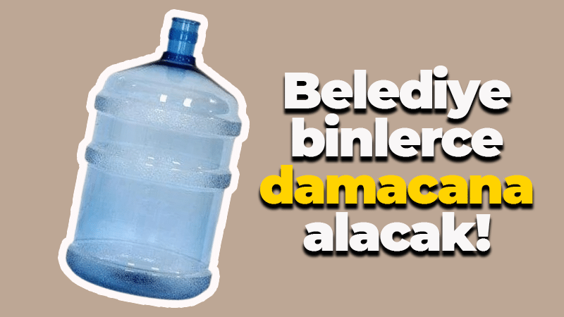 Gölcük Belediyesi 5 bin damacana su alacak! İhale tarihi açıklandı