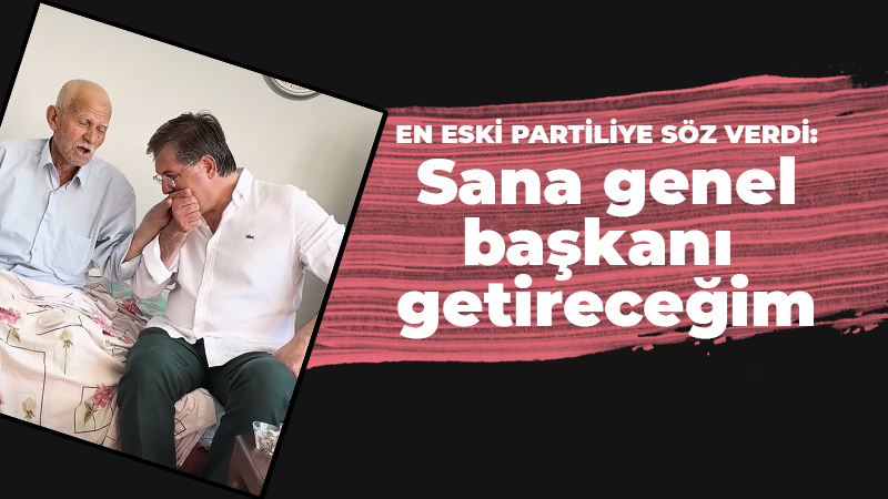 Harun Özgür Yıldızlı en yaşlı partiliyi ziyaret etti: Sana genel başkanı getireceğim