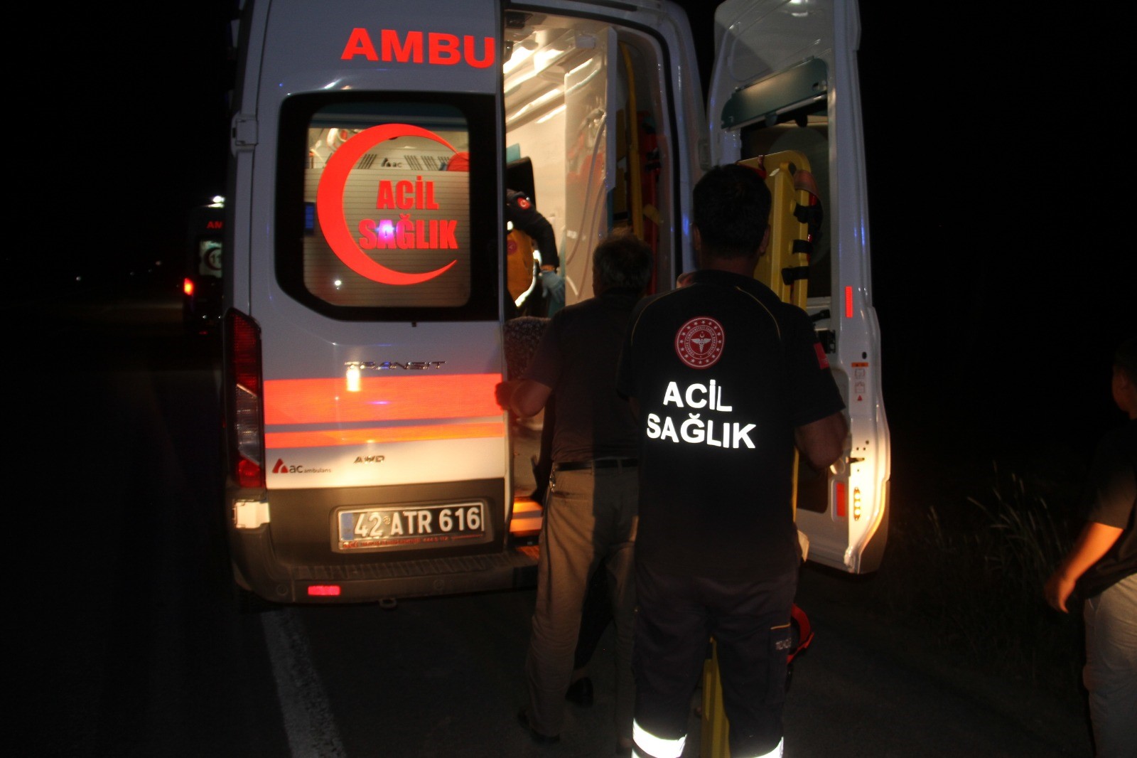 Kazayla sebze bahçesine girdi! Çok sayıda kişi yaralandı - Resim : 1