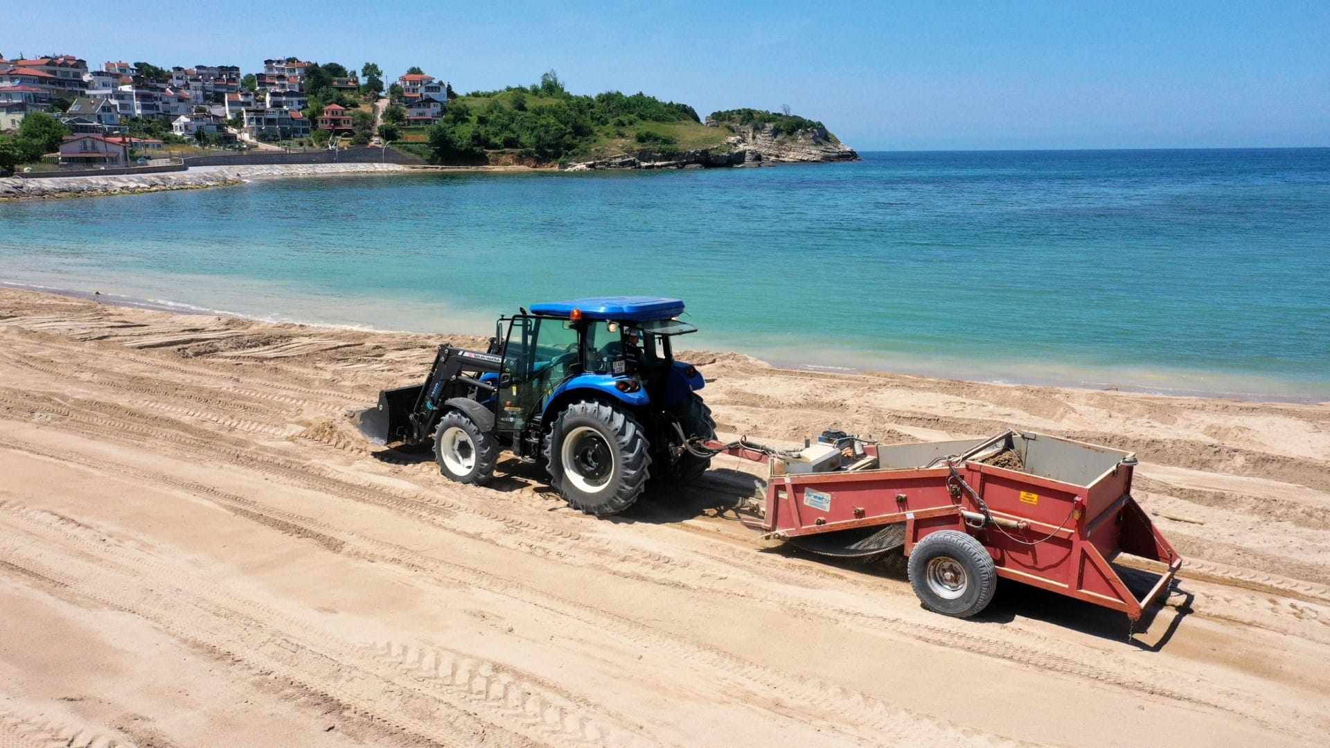 Kocaeli Büyükşehir bir plajı hazırladı! Adeta baştan yarattı - Resim : 1