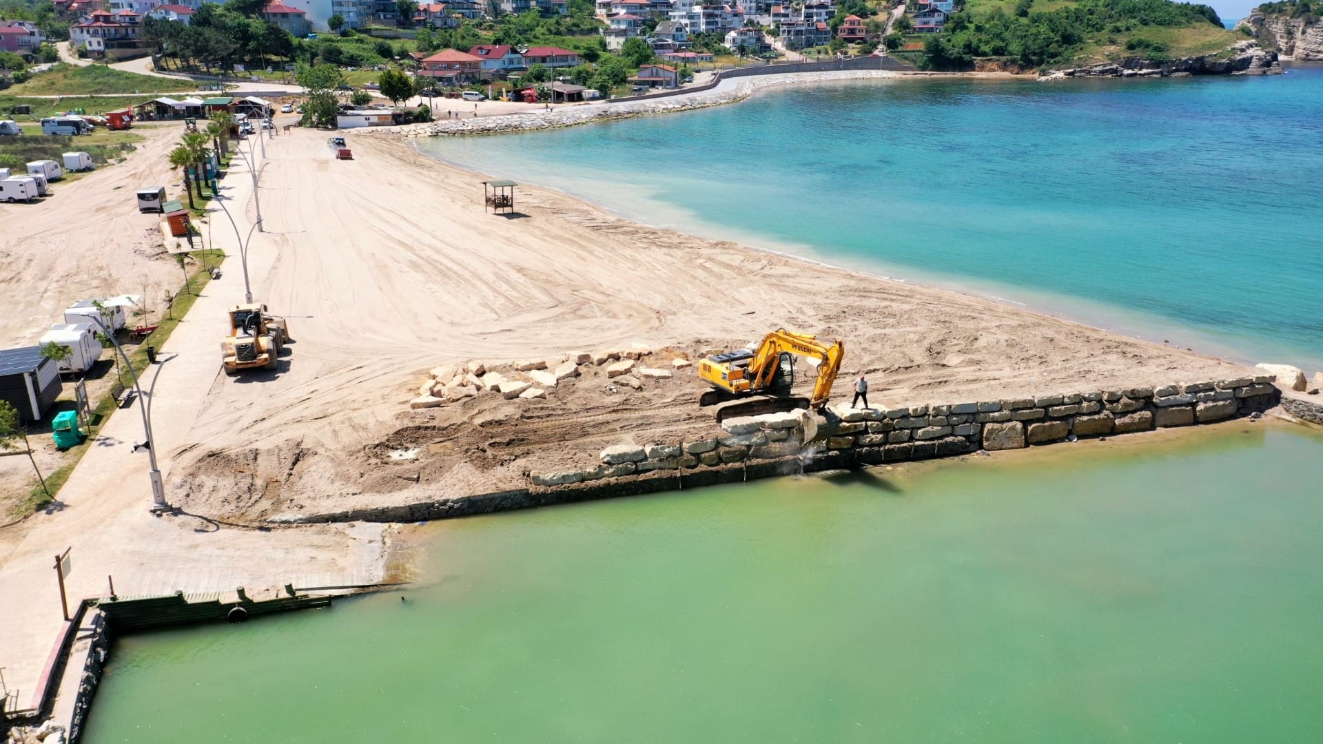 Kocaeli Büyükşehir bir plajı hazırladı! Adeta baştan yarattı - Resim : 2