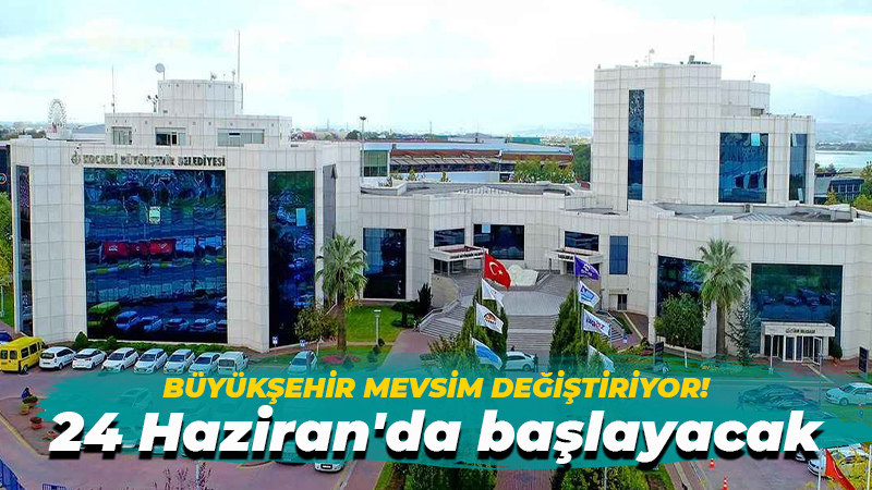 Kocaeli Büyükşehir tamamen yaza geçiyor! Denizde yaz tarifesi vakti