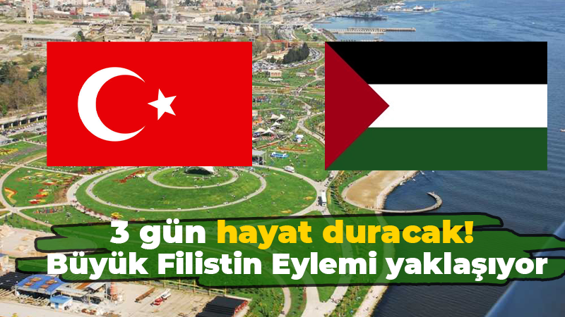 Kocaeli’de 3 gün boyunca hayat duracak! Büyük Filistin Eylem planı açıklandı