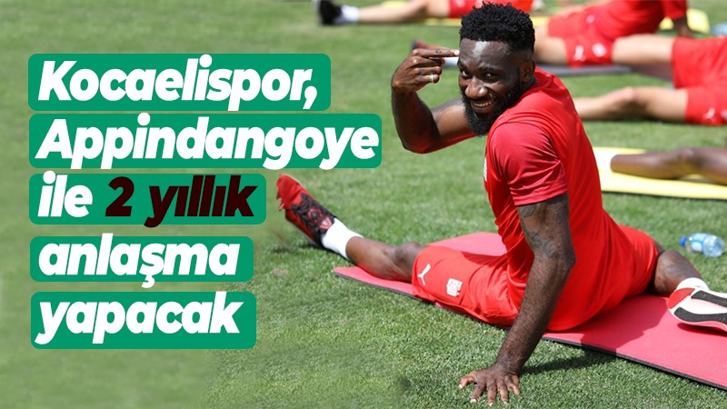 Kocaelispor, Appindangoye ile 2 yıllık anlaşma yapacak