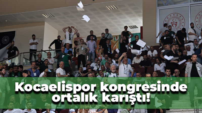 Kocaelispor olağanüstü kongresinde yönetim