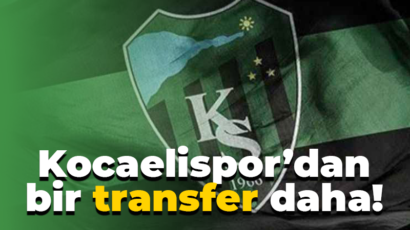 Kocaelispor’dan bir transfer daha!