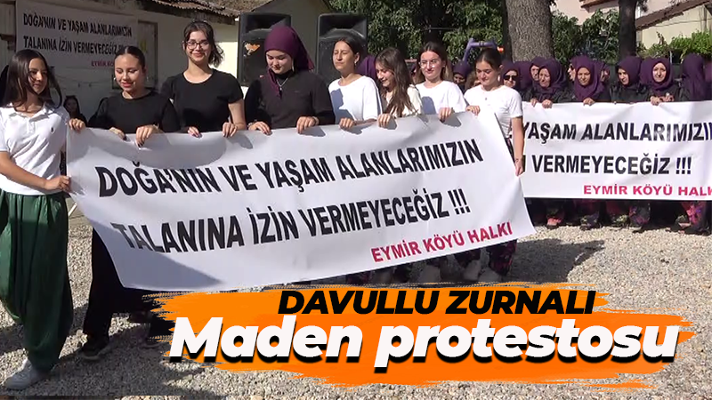 Şalvar Şenliği’nde davullu zurnalı maden protestosu!