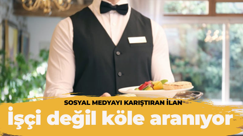 Sosyal medyayı karıştıran ilan: İşçi değil köle aranıyor!