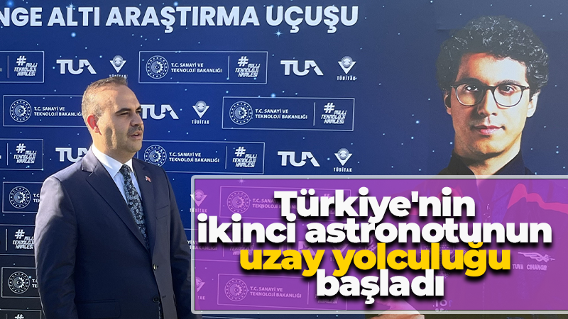 İkinci uzay yolculuğu başladı