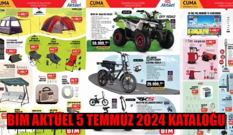 BİM 5 Temmuz kataloğu