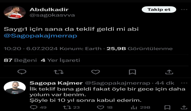 Sagopa Kajmer’den saygı1’e saygısızlık! Sagopa ne dedi?  Oğuzhan Uğur cevap verdi?