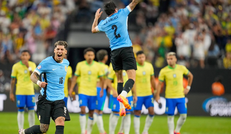 Uruguay, Copa America’da Brezilya’yı eleyip yarı finale yükseldi