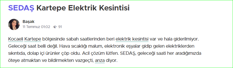 Vatandaşlar Mağdur: Kartepe'de elektrik krizi! - Resim : 2