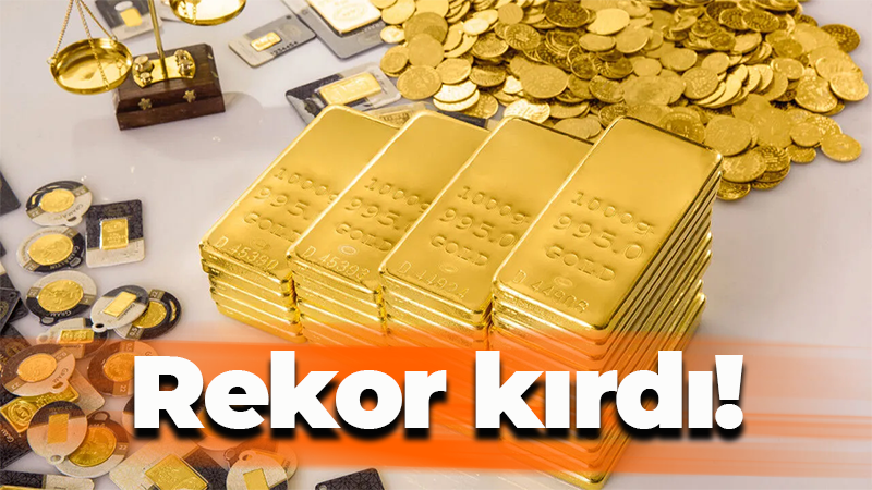 Altın yatırımcısını sevindiriyor… Rekor kırdı!