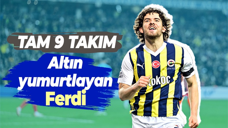 Fenerbahçe'nin yıldız futbolcusu Ferdi
