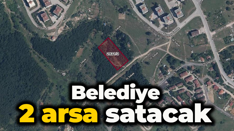 Belediye 2 arsa satacak… İşte fiyatları