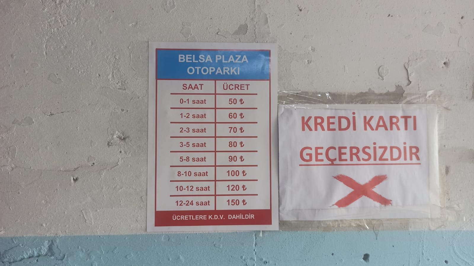 Belsa Otoparkına zam geldi… İşte yeni tarife! - Resim : 1