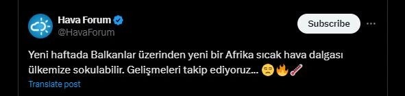 Bugün yeni hava sistemine geçiyoruz! Afrika’dan yeni misafir var - Resim : 1