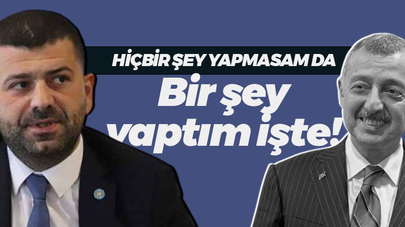 Büyükakın, “Hiçbir şey yapmasam da bir şey yaptım işte” diyor