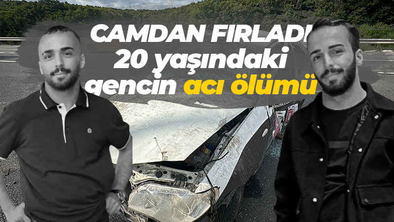 Camdan fırladı! 20 yaşındaki gencin acı ölümü