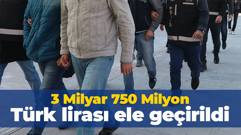 İçişleri Bakanı Ali Yerlikaya: “3 Milyar 750 Milyon Türk lirası işlem bulunan hesaplar…”