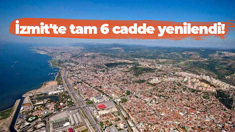 İzmit Belediyesi yolları yeniliyor! 320 ton asfalt kullanıldı