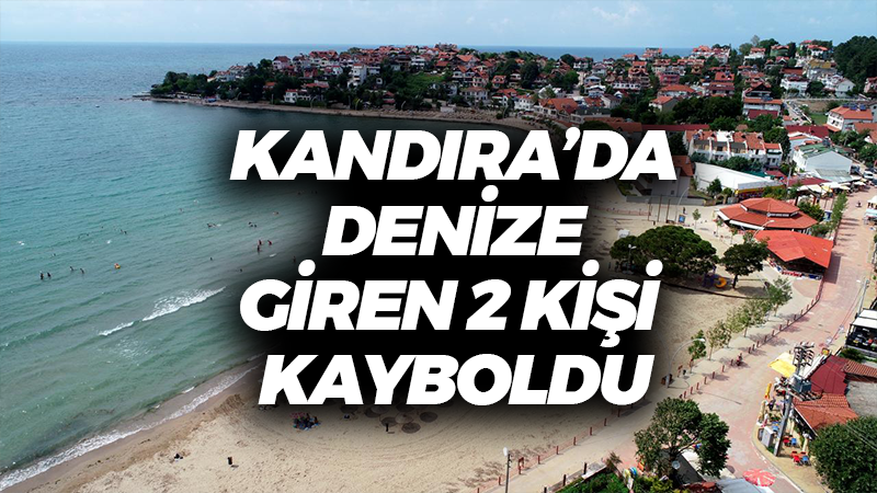 Kandıra’da akşam saatlerinde denize