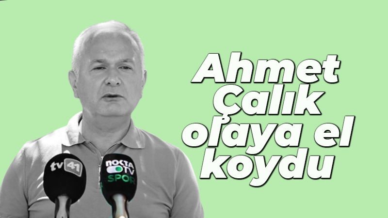 Karamürselspor’da Başkan Ahmet Çalık olaya el koydu!