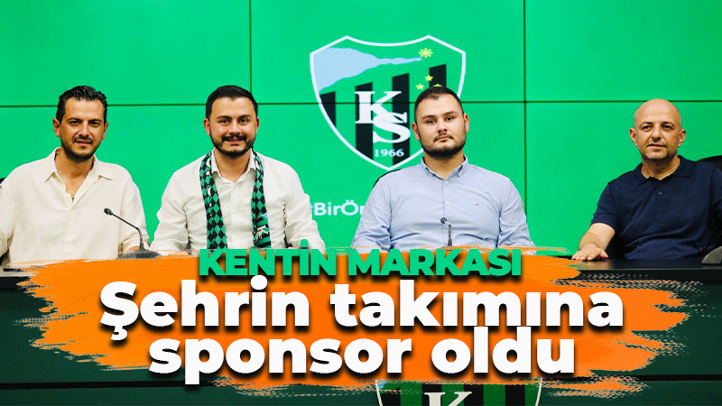 Şehrin markası Özdemir Çelik, Kocaelispor’a sponsor oldu