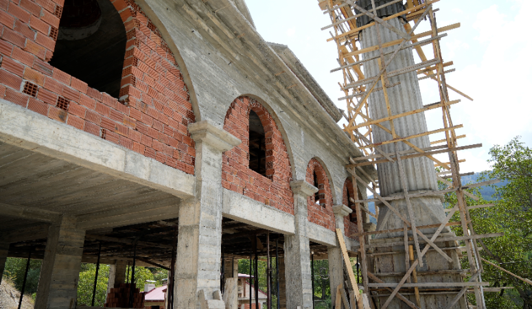 Gümüşhane'de yarım kalan cami