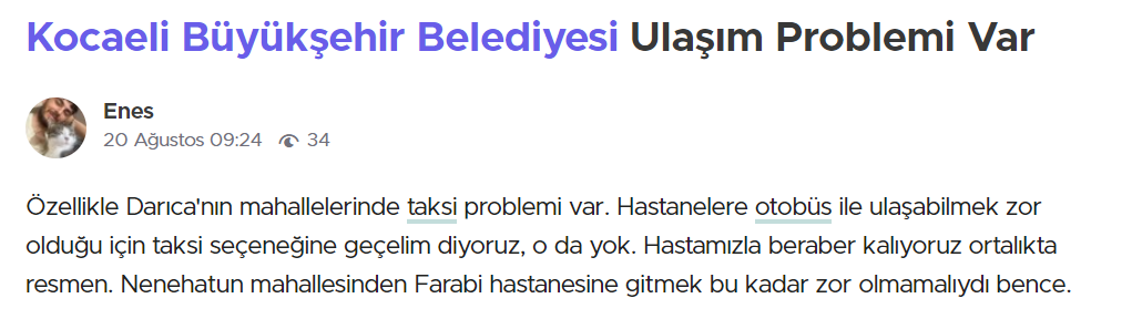 Vatandaş şikayetçi! Darıca'da ulaşım problemi mi var? - Resim : 1